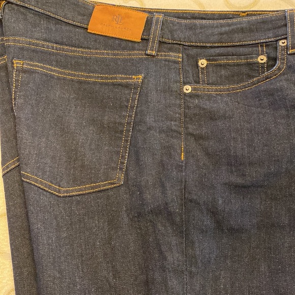 Lauren Ralph Lauren High-Rise Permier Dark Wash Jeans Sz 12 - Picture 11 of 11